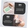 Angoily 6pcs Soap Net Bags for Foaming Exfoliating Mesh Pouch for Skin Care Durable Black Linen Soap Holder for Home Bathing Easy to Hang and Dry All Ages view 3