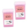 Angoily 400pcs Glue Cleansing Pads for Eyelash Extensions Pink Non-Woven Wipes for Cleaning Tool for Lash Grafting and Daily Use view 1