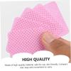Angoily 400pcs Glue Cleansing Pads for Eyelash Extensions Pink Non-Woven Wipes for Cleaning Tool for Lash Grafting and Daily Use view 3