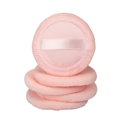 Angoily 5pcs Round Makeup Powder Puff Sponge for Girls Gentle Cotton Easy Application