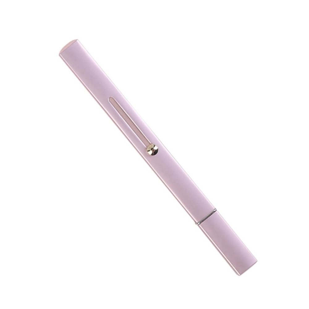 Mipcase Double-headed Makeup Brush for Precise Lip Application Portable Dual-ended Cosmetic Brush Professional Lip Gloss Applicator Pink for Travel and Everyday Use