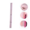 Mipcase Double-headed Makeup Brush for Precise Lip Application Portable Dual-ended Cosmetic Brush Professional Lip Gloss Applicator Pink for Travel and Everyday Use view 2