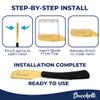 Bucchelli R29gld Gold Straight Edge Razor W/Pack Of 10 Blades view 3
