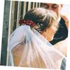 Angoily Bridal Hair Clip Set Pearls Flowers Wedding Hair Accessories for Bridesmaid Wedding Day view 3