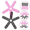 NOLITOY 10pcs Heatproof Perm Plates for Hairdressers Heat-blocking Salon Tool Essential for Beauty Salons Random Colors Professional Hairdressing Accessories view 2