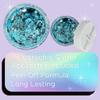 Stunt Trainer Cheer Glitter Face Body Makeup Peel Off Gel Chunky Holographic 15 Colors 1.6oz Vegan Cruelty Free Nontoxic Cheerleader Cheerleading Makeup view 4