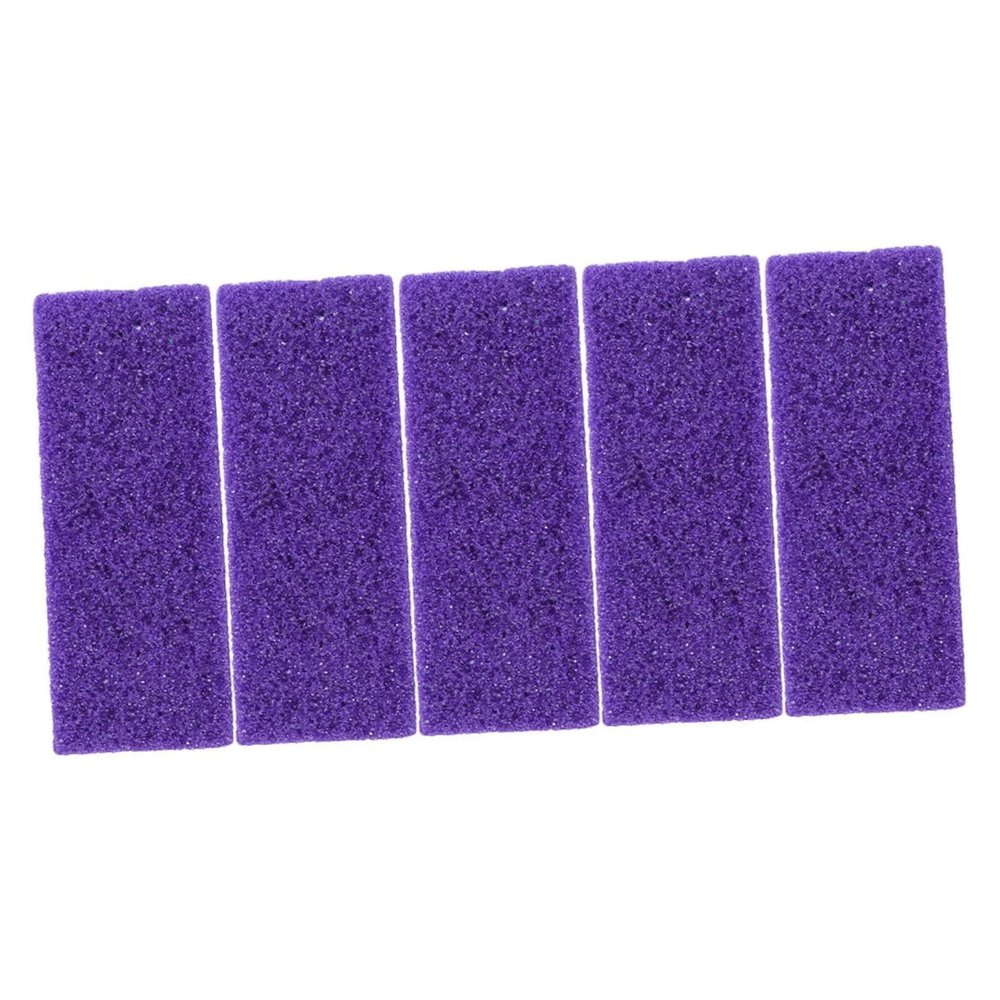 MERRYHAPY 5pcs Handheld Foot Exfoliating File for Smooth Skin Portable Pedicure Tools for Daily Use for Callus Removal and Foot Care Purple Volcanic