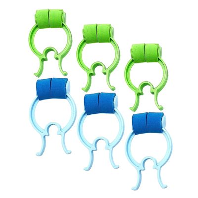 Anneome 6pcs Breathing Exercises Nose Clips Nose Bleed Stoppers for Swimming Nasal Strips