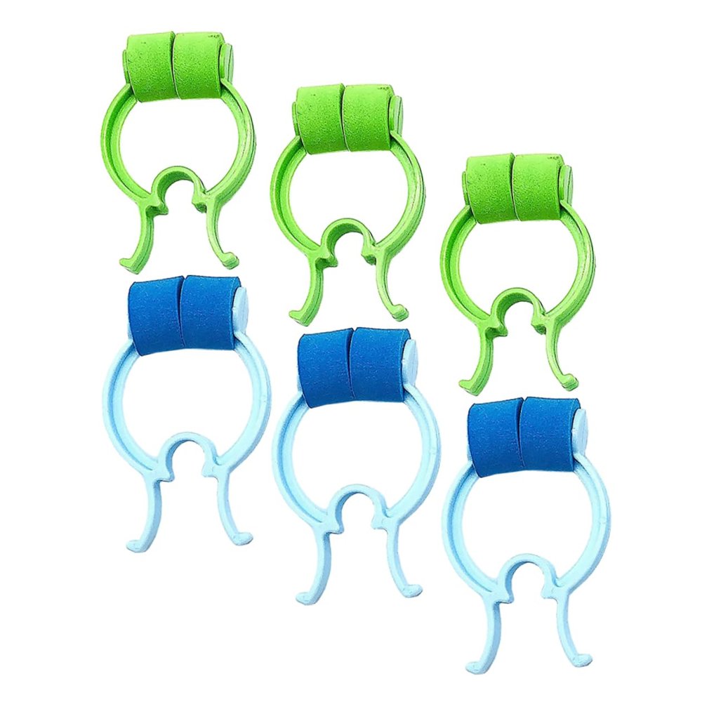 Anneome 6pcs Breathing Exercises Nose Clips Nose Bleed Stoppers for Swimming Nasal Strips