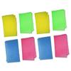 Angoily 8pcs Exfoliating Bath Towels for Adults Soft Body Wash Cloths Yellow Green Blue Pink for Smooth Skin and Daily Use view 1