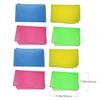 Angoily 8pcs Exfoliating Bath Towels for Adults Soft Body Wash Cloths Yellow Green Blue Pink for Smooth Skin and Daily Use view 2