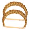 MERRYHAPY 2pcs Chunky Wide Plaited Braid Headband for Women Elastic Hairband Durable Comfortable Fit for Sports Everyday Wear view 1