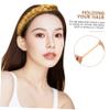 MERRYHAPY 2pcs Chunky Wide Plaited Braid Headband for Women Elastic Hairband Durable Comfortable Fit for Sports Everyday Wear view 3