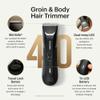 MANSCAPED The Lawn Mower 4.0 PRO - Groin & Body Hair Trimmer, Updated SkinSafe Trimmer Blade, Waterproof Wet/Dry Groomer, USB-C & Wireless Charging Compatible, Mens Ball Shaver with Travel Lock view 2