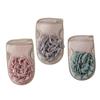 Angoily 3pcs Double-sided Exfoliating Bath Gloves Gentle Dead Skin Removal Mitts for Smooth Skin for Daily Use Shower Bath Pink view 1
