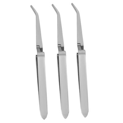 BIUDECO 3pcs Stainless Steel Nail Tweezers Multi-functional Manicure Pinching Tools for Nail Shaping Compact Design for and Use