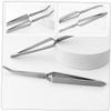 BIUDECO 3pcs Stainless Steel Nail Tweezers Multi-functional Manicure Pinching Tools for Nail Shaping Compact Design for and Use view 3