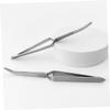 BIUDECO 3pcs Stainless Steel Nail Tweezers Multi-functional Manicure Pinching Tools for Nail Shaping Compact Design for and Use view 4