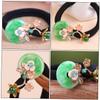 NOLITOY 1pc Vintage Chinese Style Hair Tie Retro Hairband for Girls Elastic Ponytail Holder Lightweight Decorative Hair Accessory Fine Workmanship for Everyday Use view 2
