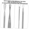 BIUDECO Blackhead Removal Tool Professional Comedone Extractor Kit for Daily Use Safe Facial Care Instruments for Blemish Treatment and Skin Cleansing view 2