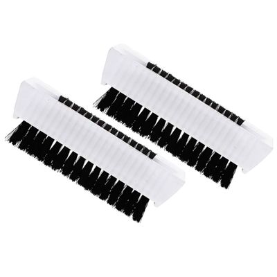 BIUDECO 2pcs Nail Brush Soft Bristle Fingernail Cleaning Brush Portable Exfoliating Scrubber Daily Use Decorative