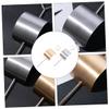 Beatifufu 2pcs Elegant Hair Cuff Bun Holders High Polished Geometric Hair Accessories for Women Stylish Bun Clips for Casual Formal Hairstyles Gold and Silver view 3