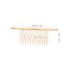 Beatifufu 2pcs Girls Hairpins for Women Hair Combs Simple Bobby Pin Elegant Headdress Barrette Hairpin Accessories Delicate Hair Combs Set view 2