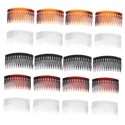 Beatifufu 25pcs Multi-functional Hair Clip Comb Massage Comb for Scalp Teasing Side Fade-resistant Easy to Clean