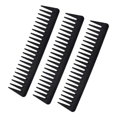 Angoily 3pcs Hair Care Comb Barber Comb Hair Style for Men Handle Makeup Wide Tooth Salon Shampoo Wide Tooth Man Vintage
