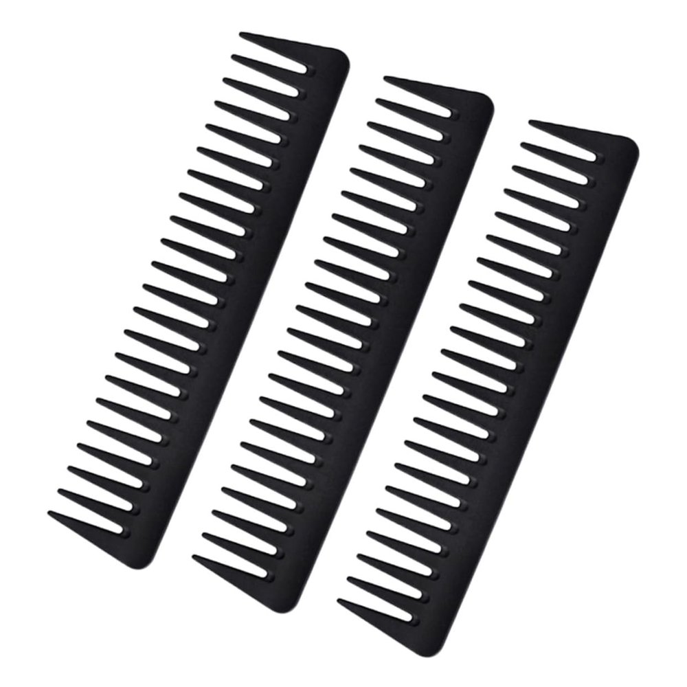 Angoily 3pcs Hair Care Comb Barber Comb Hair Style for Men Handle Makeup Wide Tooth Salon Shampoo Wide Tooth Man Vintage