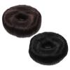 Beatifufu 2pcs Hair Donut Bun Maker Set for Girls Messy Chignon Hair Extension Rings Soft Natural-looking Updo Styling Tool for Weddings Prom and Daily Use view 1