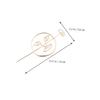 Beatifufu 2pcs Hair Bun Holder Elegant Face Design Vintage Hair Cuff Accessories for Weddings Dinners Dances and Daily Use Durable and Lightweight Sticks view 3