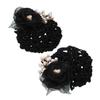 Didiseaon 2pcs Hair Bun Net Clips Women Flower Hairpin Bun Clips for Hair for Women Snoods view 1
