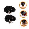 Didiseaon 2pcs Hair Bun Net Clips Women Flower Hairpin Bun Clips for Hair for Women Snoods view 3