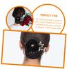 Didiseaon 2pcs Hair Bun Net Clips Women Flower Hairpin Bun Clips for Hair for Women Snoods view 4