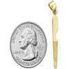 14kZone 14K Gold Nail File Charm, Yellow, 6364-YG view 3