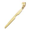 14kZone 14K Gold Nail File Charm, Yellow, 6364-YG view 4