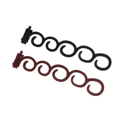 NOLITOY 8pairs Fishbone Ponytail Braid Tool Easy Hair Styling Device for Home Use for Hair Type Includes Clips in Black Colors for Events and Everyday Wear