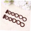 NOLITOY 8pairs Fishbone Ponytail Braid Tool Easy Hair Styling Device for Home Use for Hair Type Includes Clips in Black Colors for Events and Everyday Wear view 3