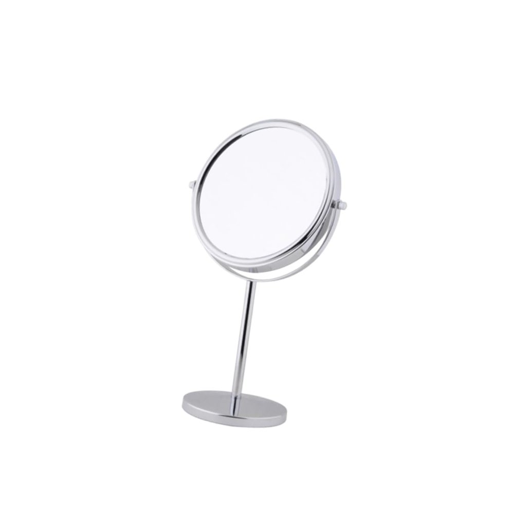 Housoutil 6 Inch Makeup Mirror 5X Magnification Glass Double-Sided Vanity Mirror for Routine