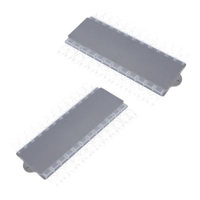 24 Color Removable Nail Art Display Board White Plastic 2 Pack