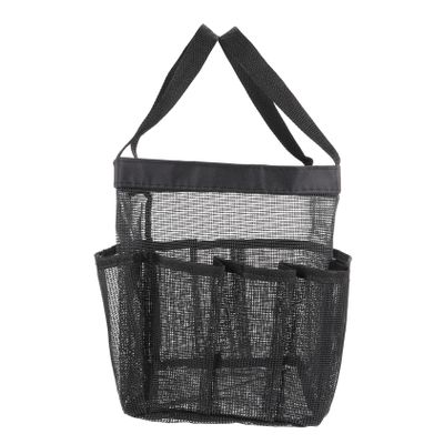 Anneome Mesh Tote Bag for Toiletries Travel College Gym Outdoor Shower Organizer Hanging Storage Bag Nylon Odorless