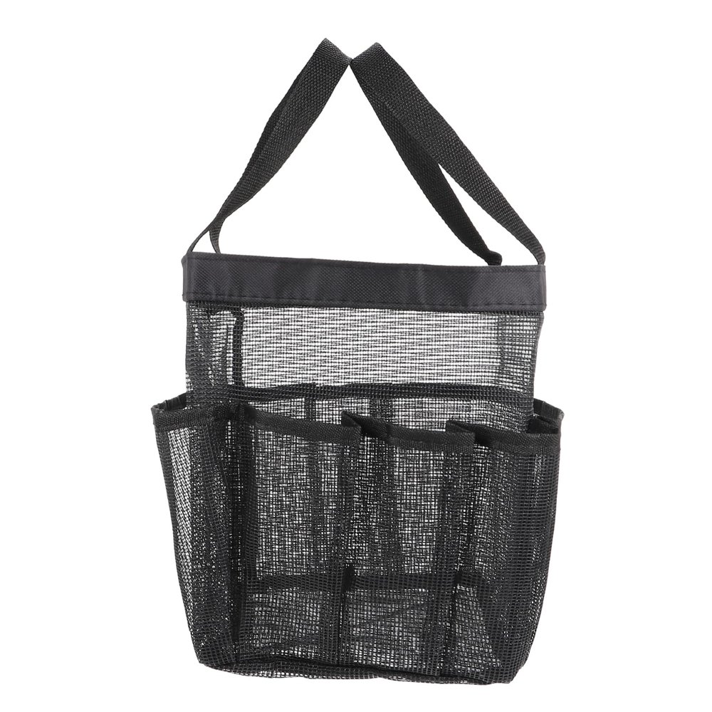Anneome Mesh Tote Bag for Toiletries Travel College Gym Outdoor Shower Organizer Hanging Storage Bag Nylon Odorless