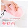 Beatifufu 1 Pair Paraffin Wax Glove Hand Moisturizer Gloves for Warm Therapy Pink Elastic Band Wax Therapy Mitts for Home Use Paraffin Hand Cover Therapy Mittens view 4