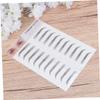 Beatifufu 2pcs Artificial Eyebrow Stickers Easy Use Eyebrow Tool for Men Women Realistic Hair-like Design Instant Transformation for Sparse Brows Black view 4