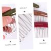 Beatifufu 3pcs Easy to Use Side Hair Combs Detangling Hair Parting Comb Styling Accessory for Women and Girls view 3