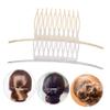 Angoily 2pcs Elegant Hair Side Combs for Women Girls Simple Bridal Slide Hair Clips for Everyday Use for Styling and Projects view 2