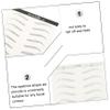 Beatifufu 18pcs Natural Fake Eyebrow Stickers Tattoos for Boys and Girls Adults Hair-like Brow Stencil for Makeup view 2