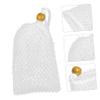 NOLITOY 1pc Portable Soap Net for Body Shower Soap Saver Drawstring for Handmade Facial Soap Random view 3