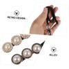 Beatifufu 2pcs Diy Donut Bun Makers Elegant Hair Styling Accessories for Women Easy Hair Bun Former for Quick Updos for Special Occasions and Daily Wear view 3